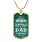 To My Teacher Dad Tag