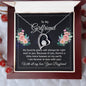 To My Girlfriend Forever Love Necklace