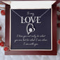 To My Love Forever Love Necklace