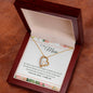 To My Mom Forever Love Necklace