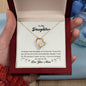 To My Daughter Forever Love Necklace