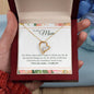 To My Mom Forever Love Necklace