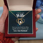 To My Beautiful Wife Forever Love Necklace