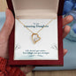 To My Amazing Daughter Forever Love Necklace