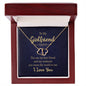To My Girlfriend Everlasting Love Necklace