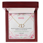 I Love You Mom Everlasting Love Gold Necklace