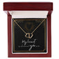 My Heart is Wherever You Are Everlasting Love Necklace
