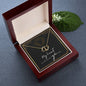 My Heart is Wherever You Are Everlasting Love Necklace