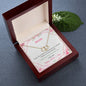 I Love You Mom Everlasting Love Gold Necklace