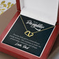 To My Daughter Everlasting Love Necklace