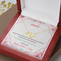I Love You Mom Everlasting Love Gold Necklace