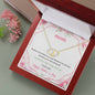 I Love You Mom Everlasting Love Gold Necklace