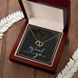 My Heart is Wherever You Are Everlasting Love Necklace