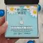 To My Gorgeous Wife Necklace For Best Gift Idea