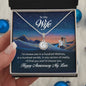 To My Wife Happy Anniversary My Love Necklace