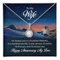 To My Wife Happy Anniversary My Love Necklace
