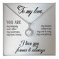 To My Love Gift For Jewellry with Message Card