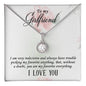 To My Girlfriend I Love You Best Gift For Love Necklace