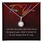 To My Girlfriend Eternal Hope Necklace
