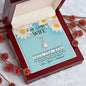 To My Gorgeous Wife Necklace For Best Gift Idea