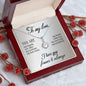 To My Love Gift For Jewellry with Message Card
