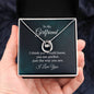 To MY Girlfriend Lucky In Love Necklace