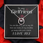 To My Girlfriend Lucky In Love Necklace