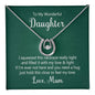 To My Wonderful Daughter Lucky In Love Pendent