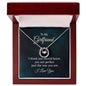 To MY Girlfriend Lucky In Love Necklace