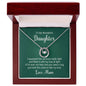 To My Wonderful Daughter Lucky In Love Pendent