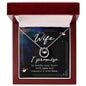 To My Wife Lucky In Love Necklace