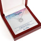 To My Daughter Lucky In Love Necklace