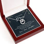 To My Amazing Mom Lucky In Love Necklace