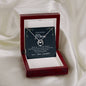 To My Amazing Mom Lucky In Love Necklace