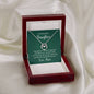 To My Wonderful Daughter Lucky In Love Pendent
