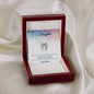 To My Daughter Lucky In Love Necklace
