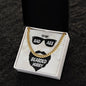 To My Bearded Hubby Cuban Link Chain