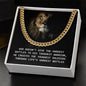 God Doesn't Give the Hardest Battle Cuban Link Chain