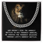 God Doesn't Give the Hardest Battle Cuban Link Chain