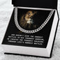 God Doesn't Give the Hardest Battle Cuban Link Chain