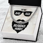 To My Bearded Hubby Cuban Link Chain