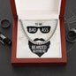To My Boyfriend Cuban Link Chain