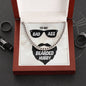 To My Bearded Hubby Cuban Link Chain