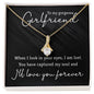 To My Gorgeous Girlfriend Alluring Beauty Necklace