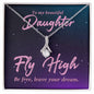 To My Beautiful Daughter Alluring Beauty Necklace