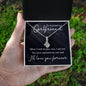 To My Gorgeous Girlfriend Alluring Beauty Necklace