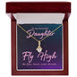 To My Beautiful Daughter Alluring Beauty Necklace