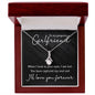 To My Gorgeous Girlfriend Alluring Beauty Necklace