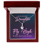 To My Beautiful Daughter Alluring Beauty Necklace