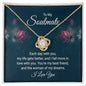 To My Soulmate Love Knot Necklace